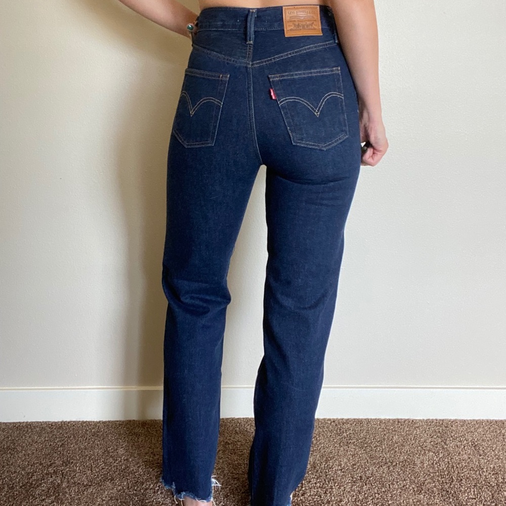 Levi's Dark Indigo Straight Leg Jeans